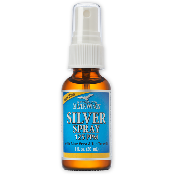 Natural Path Silver Wings - Silver Aloe Tea Tree Spray - 1 oz