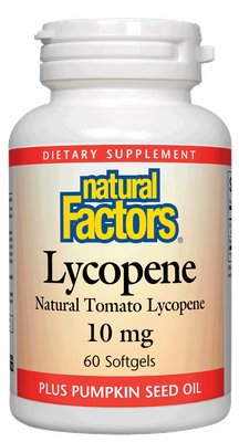 Natural Factors - Lycopene 10 mg - 60 Softgels