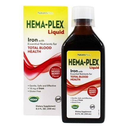 Natures Plus - Hema Plex Liquid Iron -