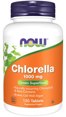 Now - Chlorella 1000mg - 120 Tablets