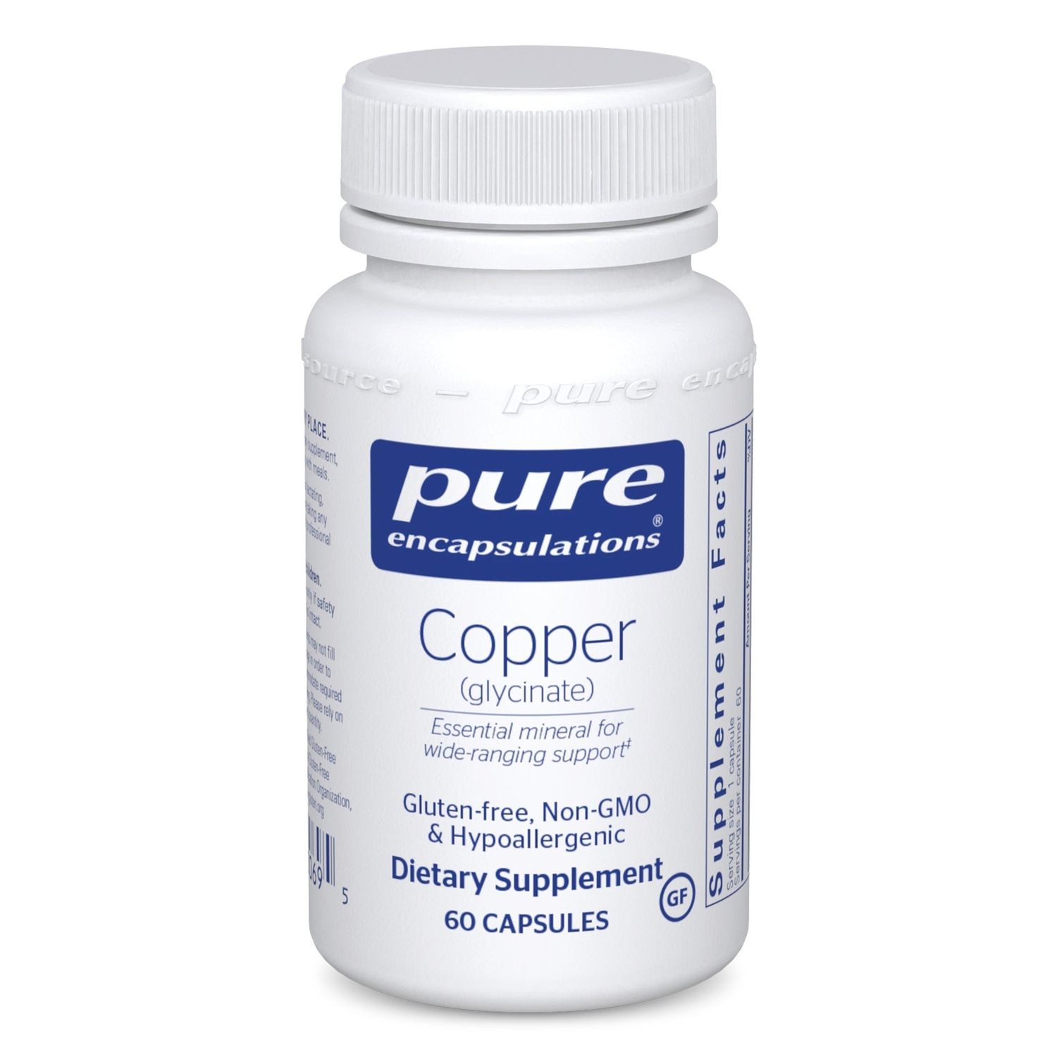 Pure Encapsulations - Copper Glycinate - 60 Capsules
