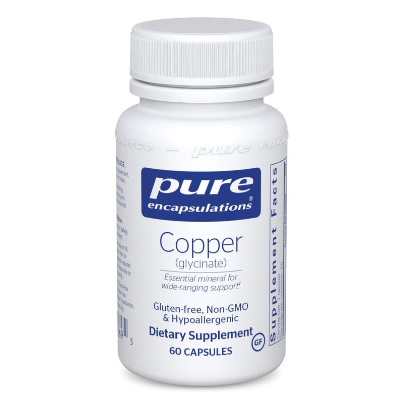 Pure Encapsulations - Copper Glycinate - 60 Capsules