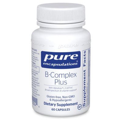 Pure Encapsulations - B Complex Plus - 60 Veg Capsules