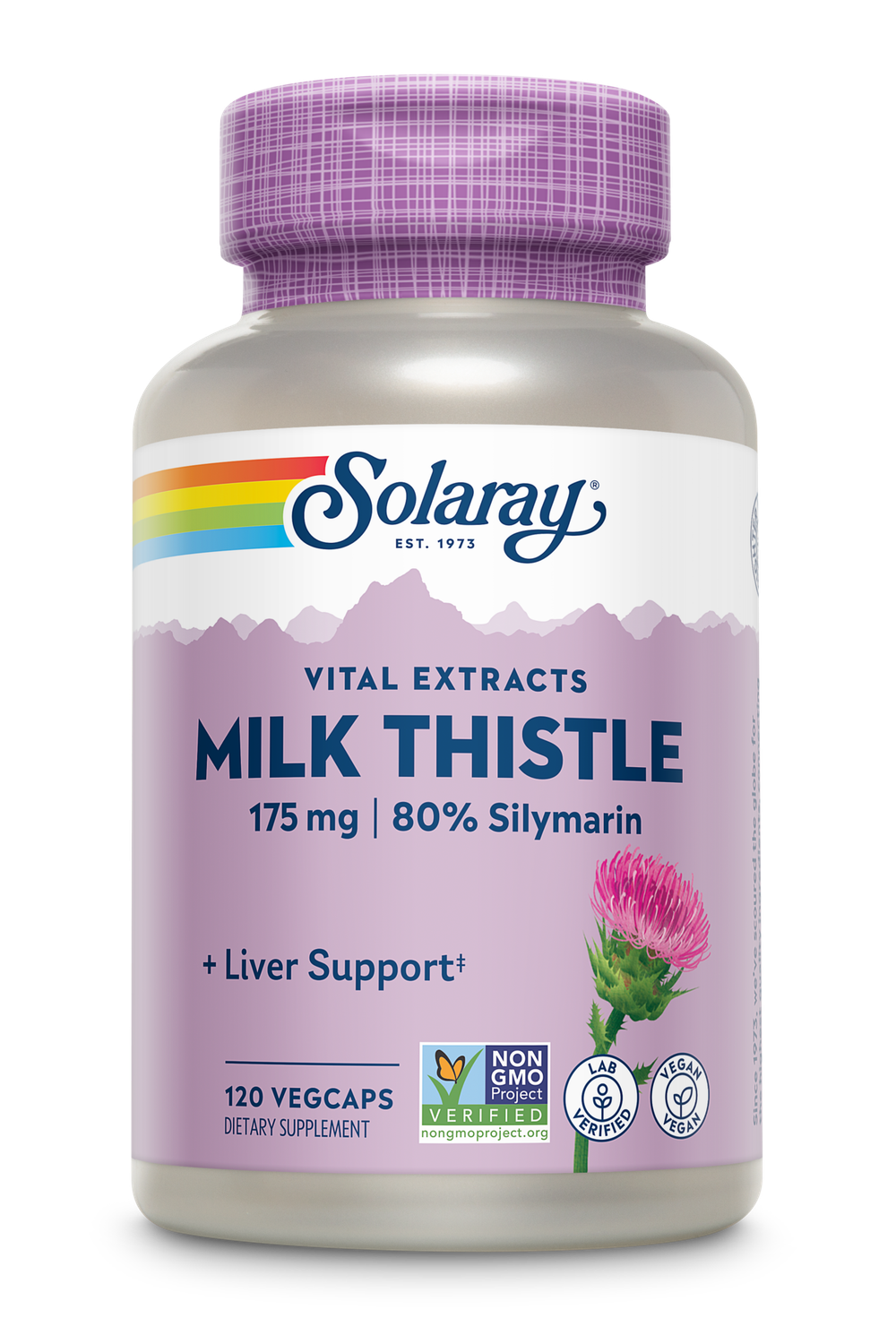 Solaray - Milk Thistle Extract 175 mg - 120 Capsules