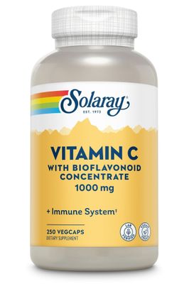 Solaray - Vitamin C With Bioflavonoid Concentrate 1000 mg - 250 count