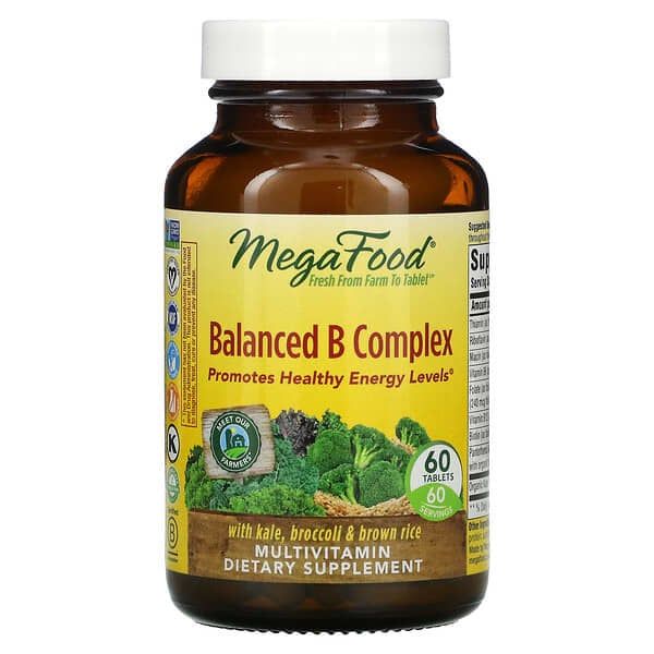 Megafood - Balanced B Complex - 30 Tablets