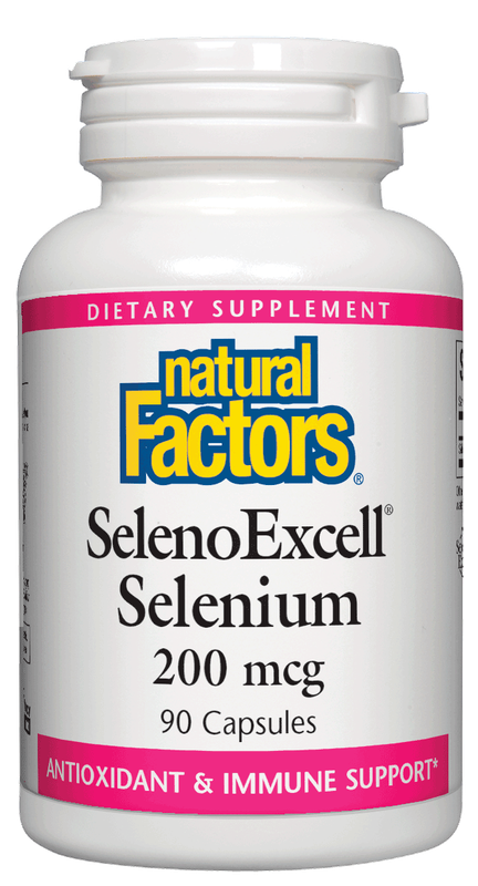 Natural Factors - Selenoexcell 200 mcg - 90 Capsules