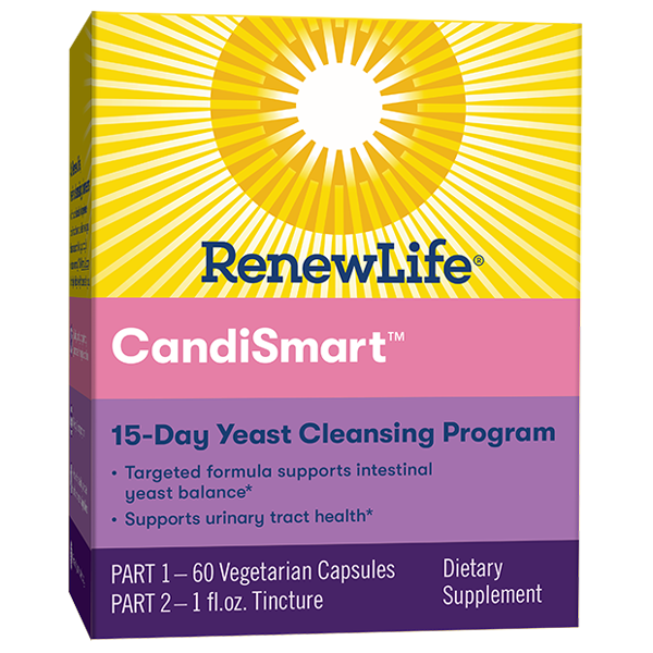 Renew Life - Targeted Candi Smart Yeast Cleansing Formula - 2-PART KIT