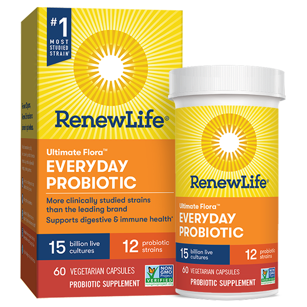 Renew Life - Everyday Probiotic 15B - 60 Veg Capsules
