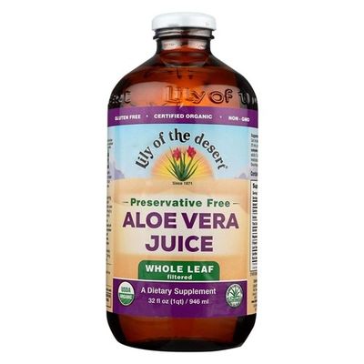 Lily Of The Desert - Aloe Vera Juice Whole Leaf Preservative Free - 32 oz