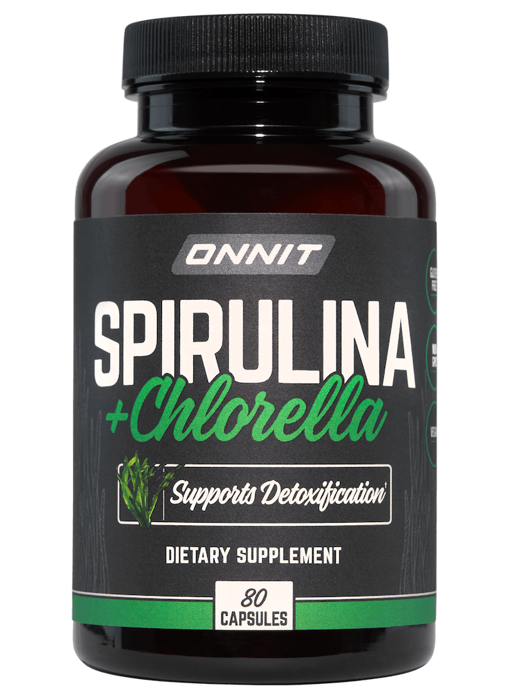 Onnit - Spirulina Chlorella - 80 Capsules