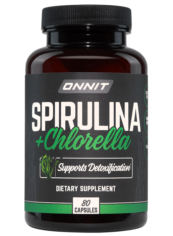 Onnit - Spirulina Chlorella - 80 Capsules