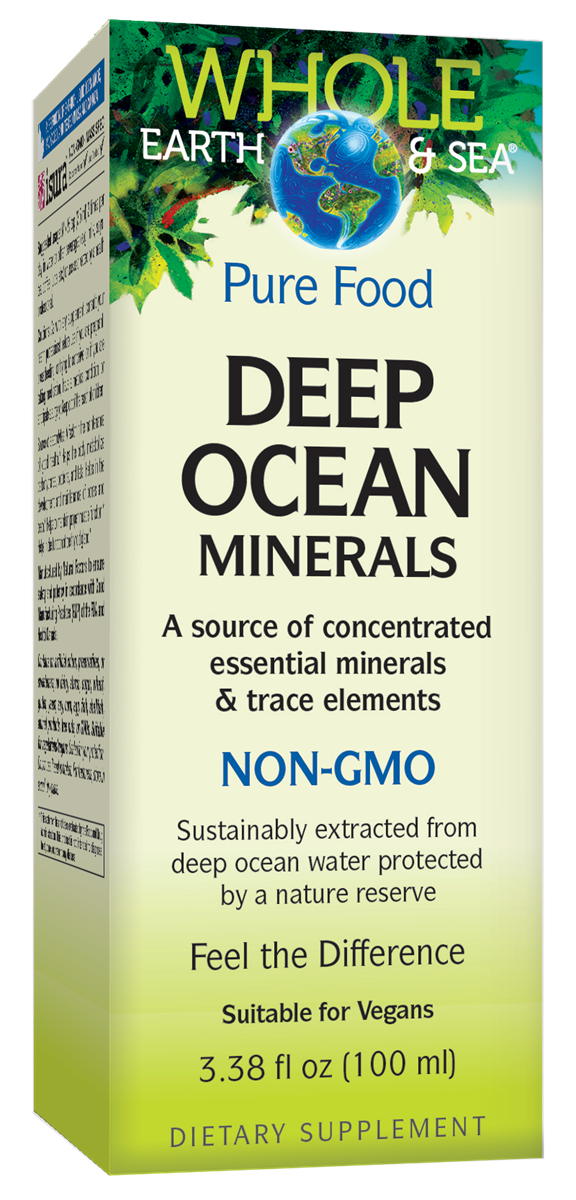Natural Factors - Whole Earth &amp; Sea Deep Ocean Minerals - 3.38 oz
