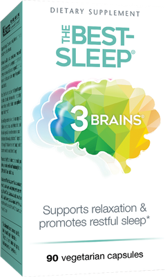 Natural Factors - 3 Brains The Best Sleep - 90 Capsules