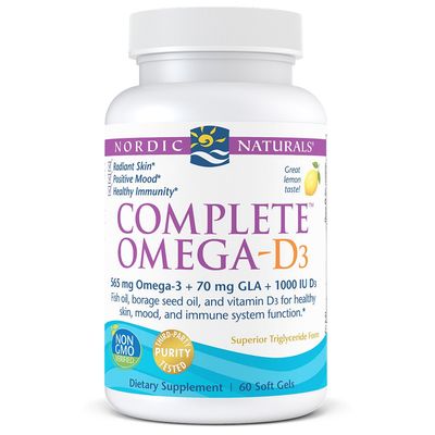 Nordic Naturals - Complete Omega-D Lemon - 60 count