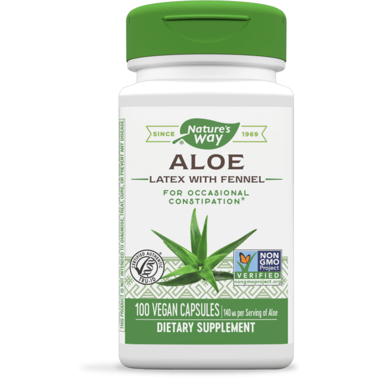 Natures Way - Aloelax Caps - 100 Capsules
