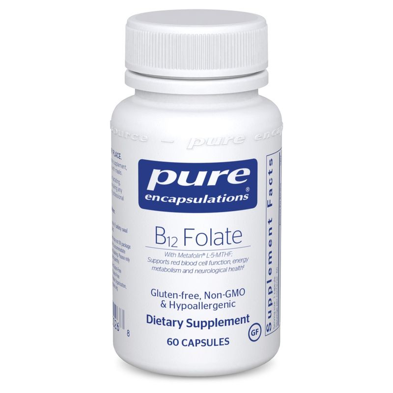 Pure Encapsulations - B12 Folate - 60 Capsules