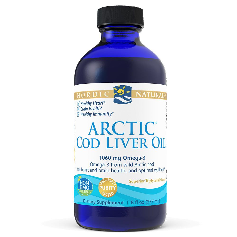 Nordic Naturals - Arctic Cod Liver Oil Unflavored - 8 oz