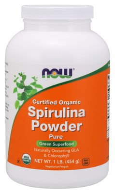 Now - Spirulina Powder Organic - 1 lb