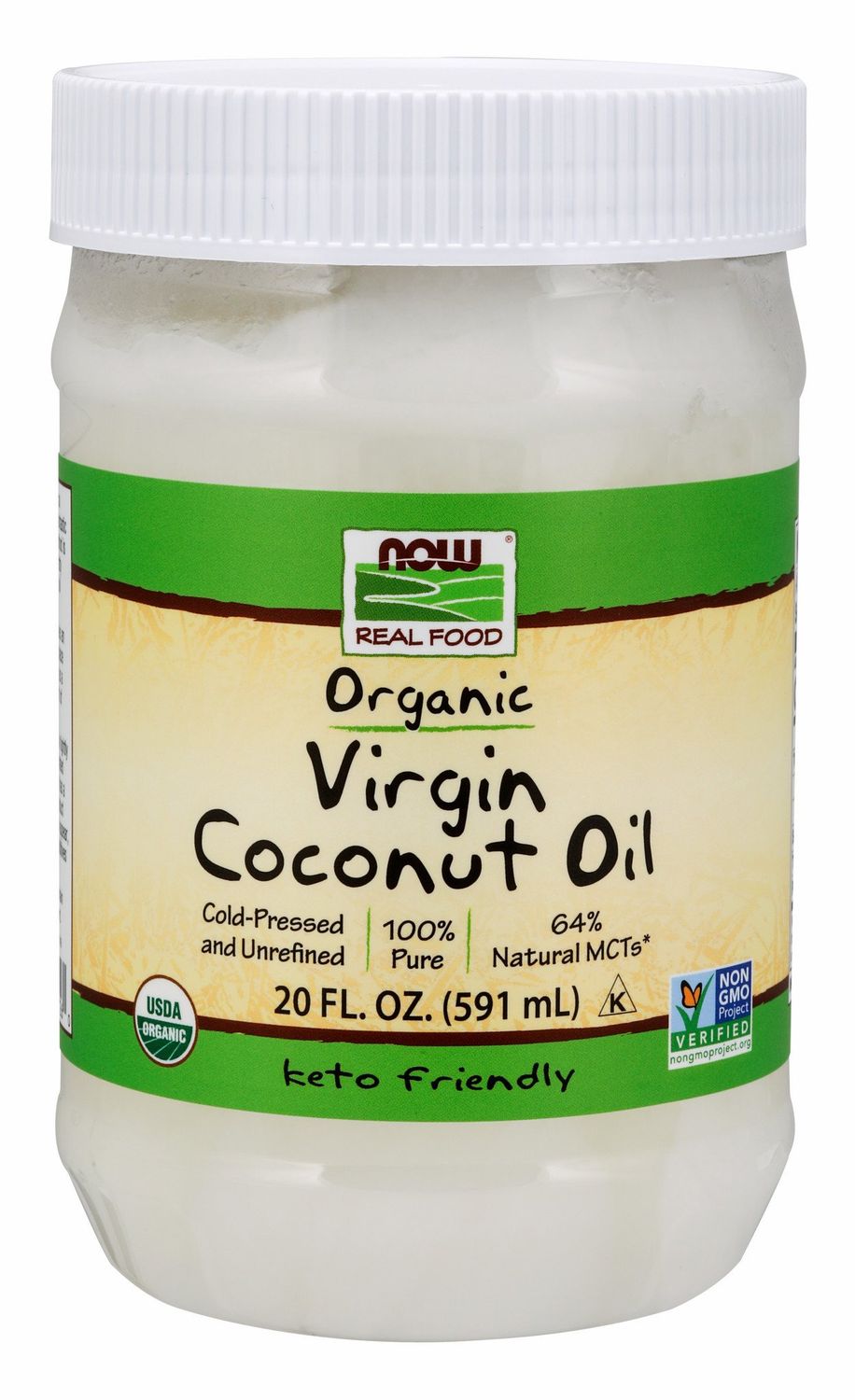 Now - Coconut Oil Organic - 20 oz