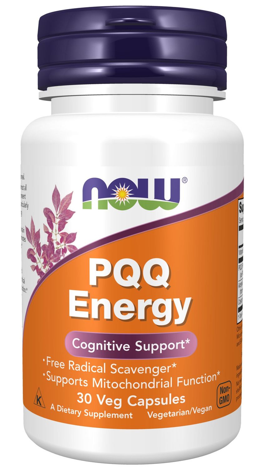 Now - Pqq Energy 20mg Plus - 30 Veg Capsules