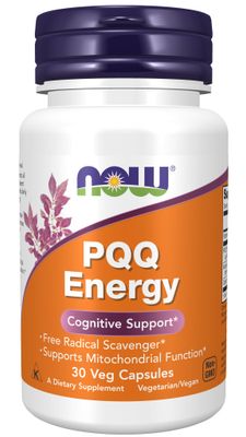 Now - Pqq Energy 20mg Plus - 30 Veg Capsules