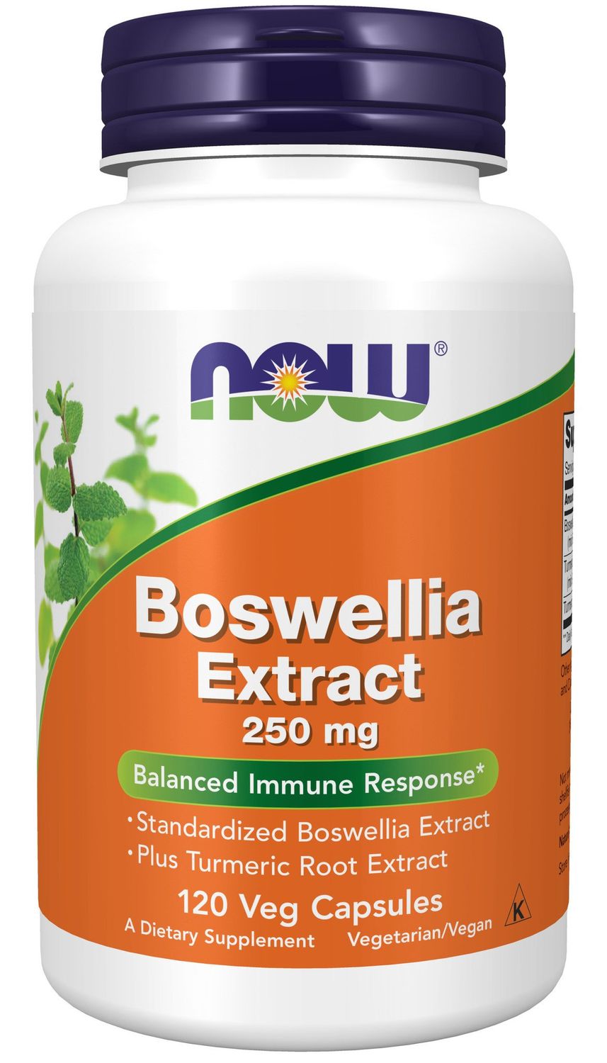 Now - Boswellia Extract 250 mg - 120 Veg Capsules