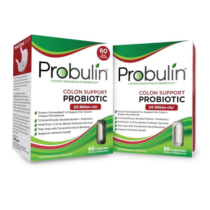 Probulin - Colon Support Probiotic - 30 Capsules