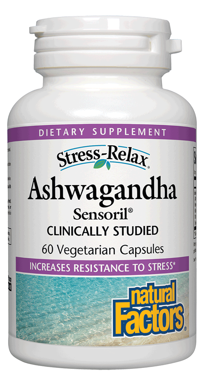 Natural Factors - Stress-Relax Ashwagandha Sensoril - 30 Veg Capsules