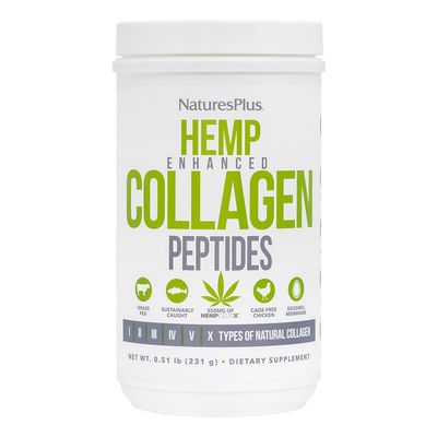 Natures Plus - Collagen Peptides W Hemp - 231 grams