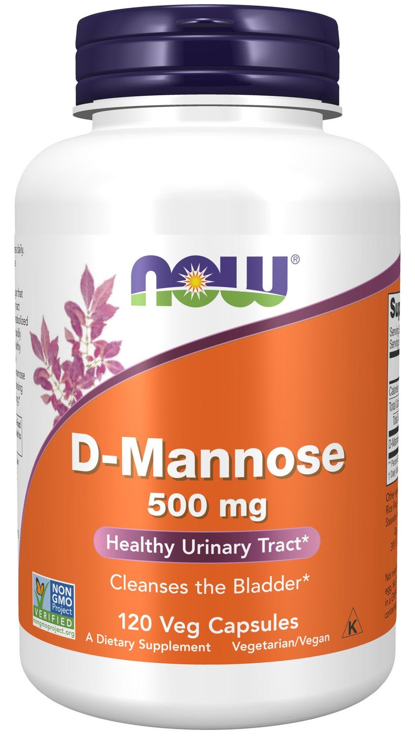 Now - D-Mannose - 120 Capsules
