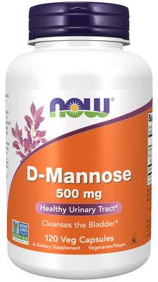 Now - D-Mannose - 120 Capsules