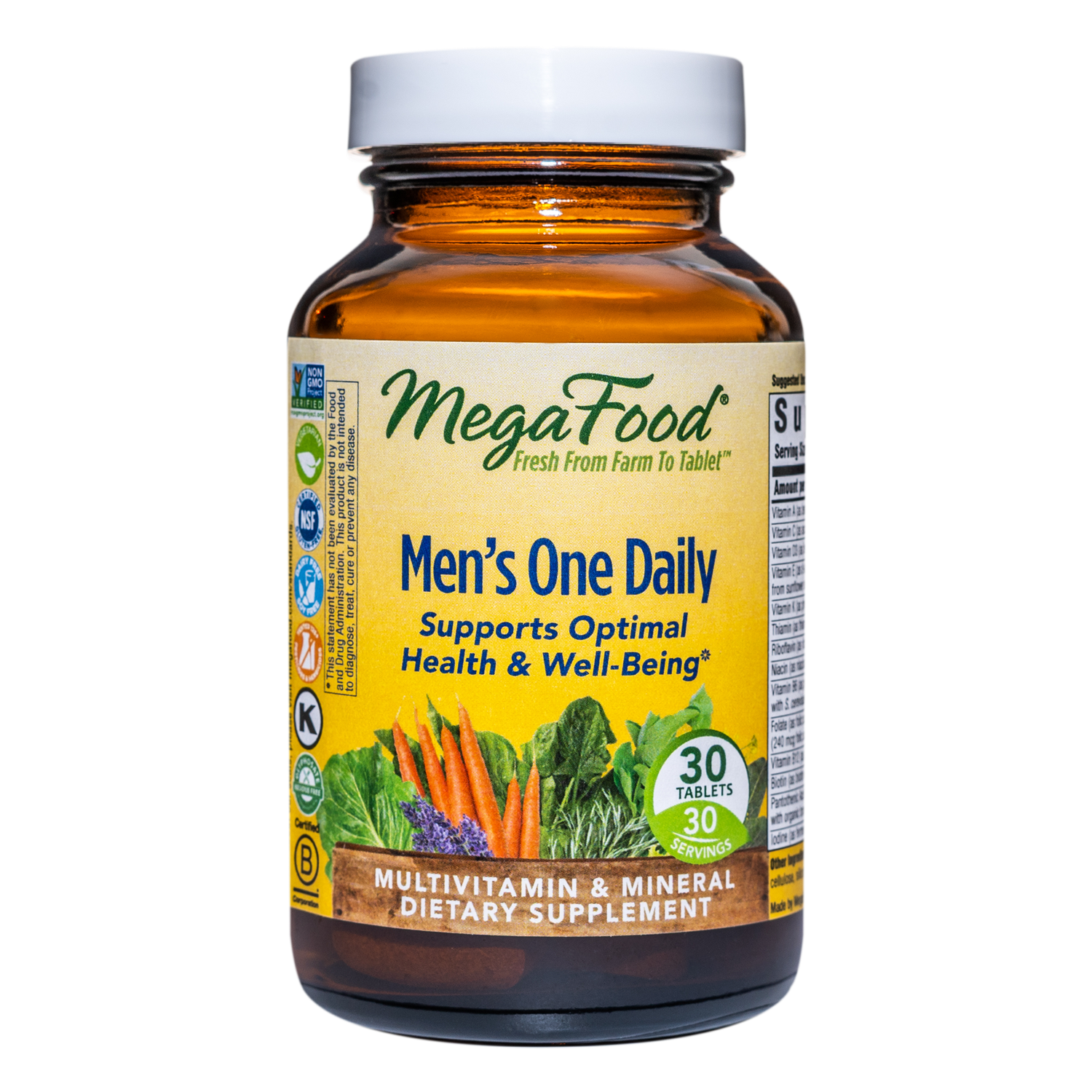 Megafood - Men’s One Daily Iron Free - 30 Tablets