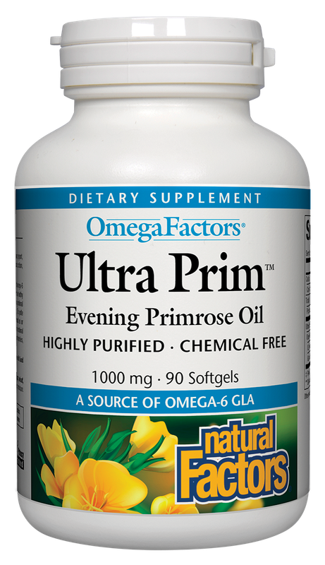 Natural Factors - Ultra Prim Even Prim Oil 1000 mg 100 mg Gla - 90 Softgels