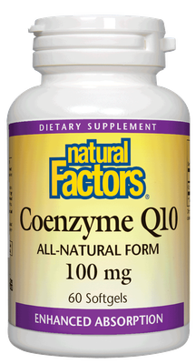 Natural Factors - Coenzyme Q10 100 mg - 60 Softgels
