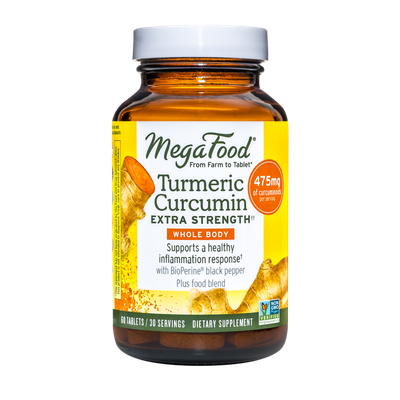 Megafood - Turmeric Strength For Whole Body - 60 Tablets