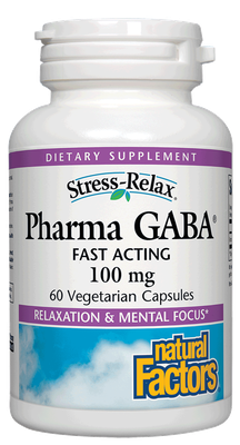 Natural Factors - Stress-Relax Pharma Gaba - 60 Capsules