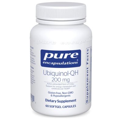 Pure Encapsulations - Ubiquinol 200mg - 60 Veg