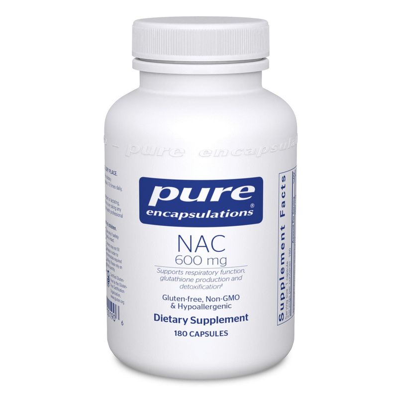 Pure Encapsulations - Nac 600 mg - 180 Capsules