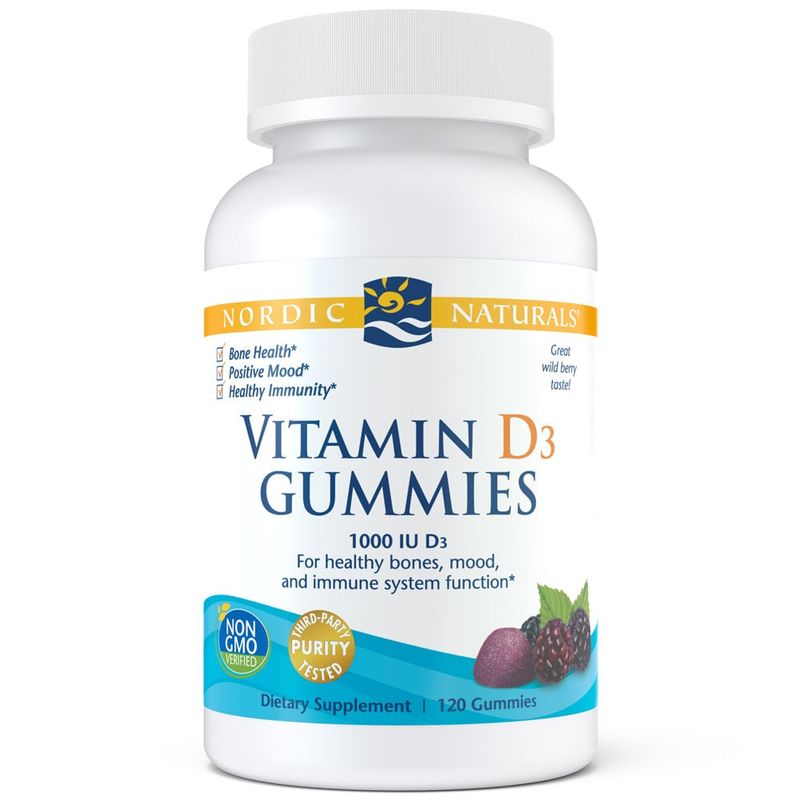 Nordic Naturals - Vitamin D3 Gummies Wild Berry - 120 Count