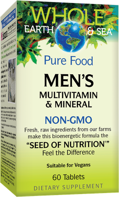 Natural Factors - Whole Earth &amp; Sea Mens Multivitamin - 60 Tablets