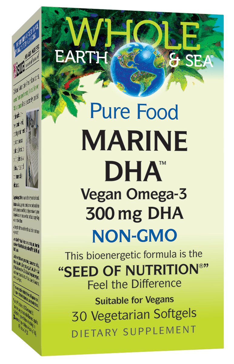 Natural Factors - Whole Earth Marine DHA - 30 Softgels