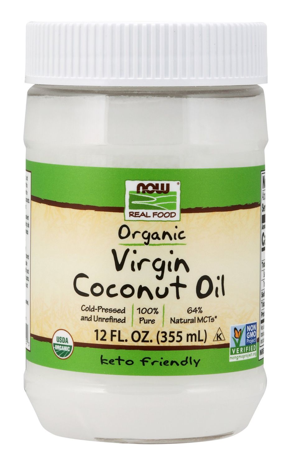 Now - Coconut Oil Virgin - 12 oz