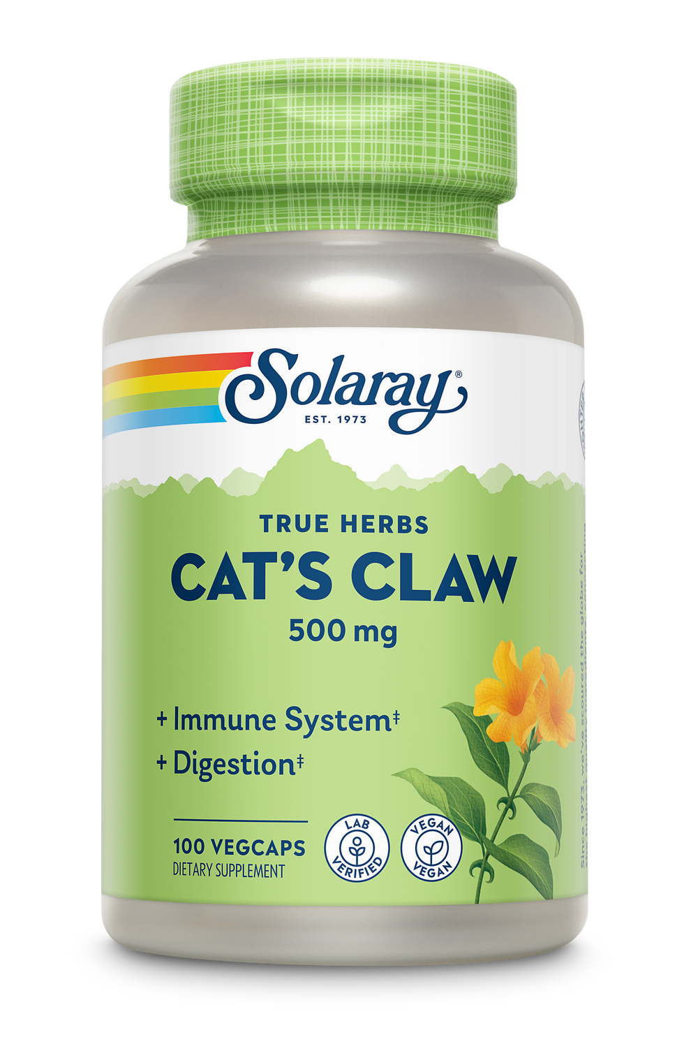 Solaray - Cats Claw - 100 Capsules