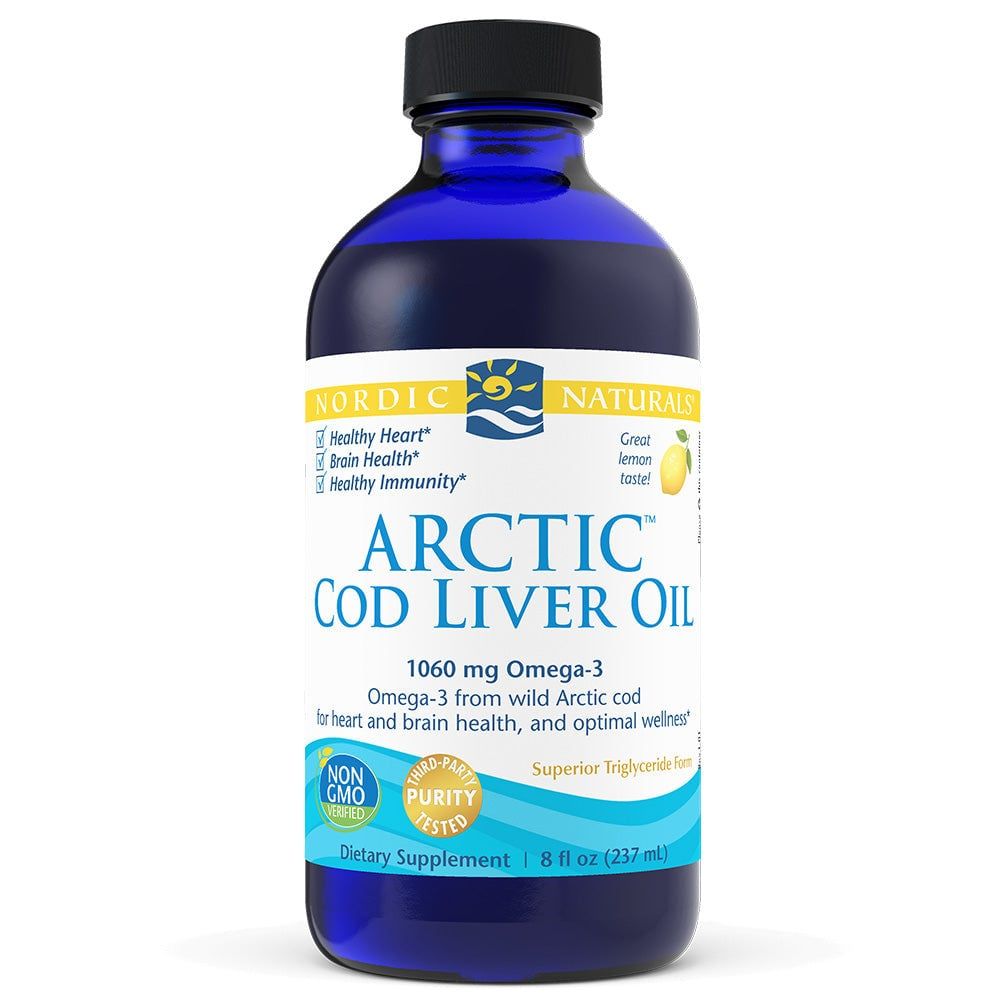 Nordic Naturals - Arctic Cod Liver Oil Lemon - 8 oz