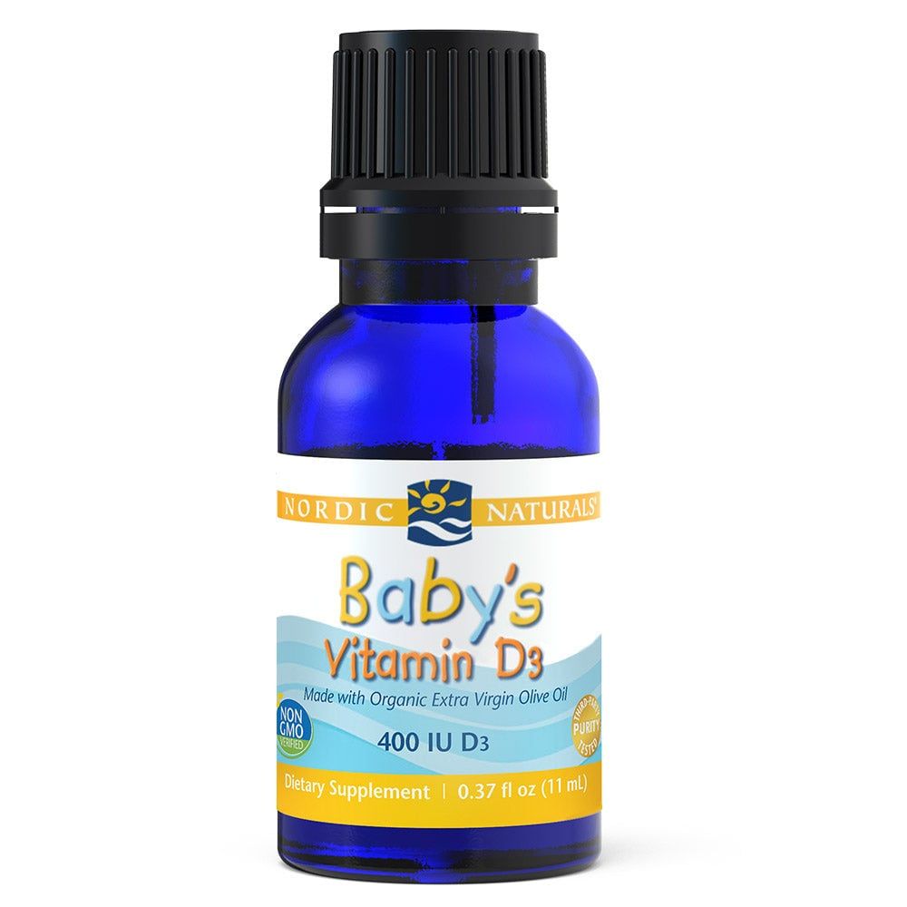 Nordic Naturals - Babys Vitamin D3 Drops - 0.37 oz