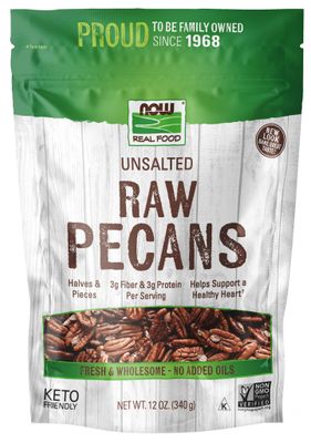 Now - Pecans Raw - 12 oz Now - Pecans Raw - 12 oz