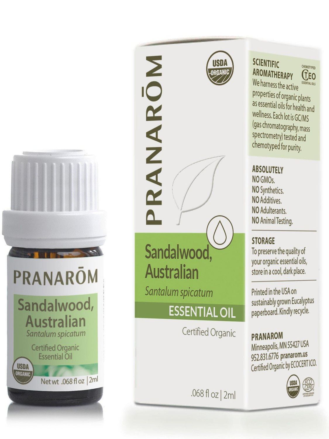 Pranarom - Sandalwood Australian - 2 ML