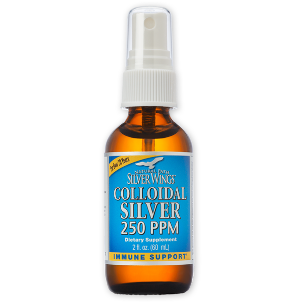 Natural Path Silver Wings - 250 PPM Silver Spray - 2 oz