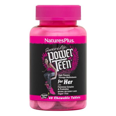 Natures Plus - Power Teen Hers Chewable - 60 count